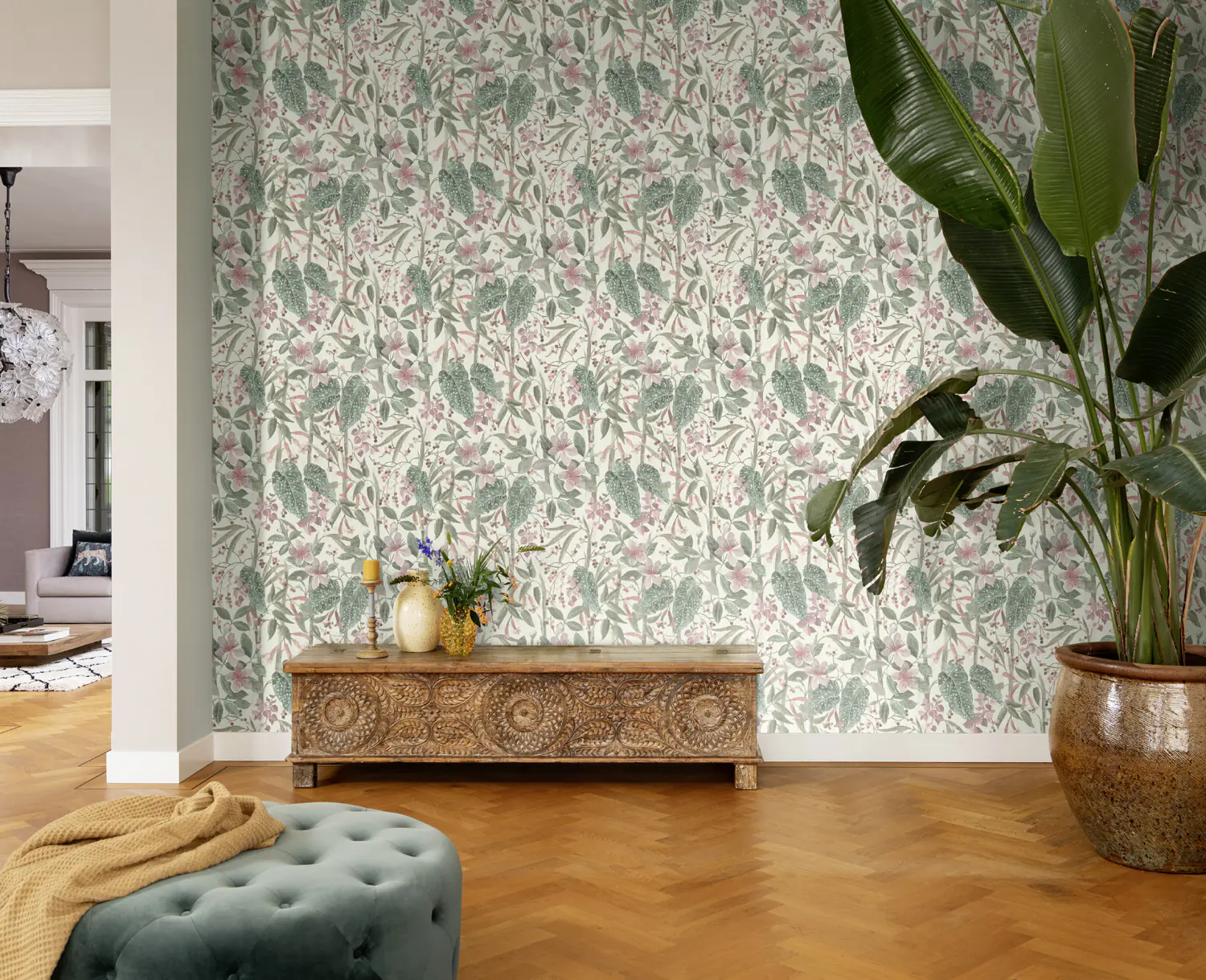 Rasch Vliestapete 538212 Weiß-Cremeweiß Muster & Motive 10,05 m x 0,53 m