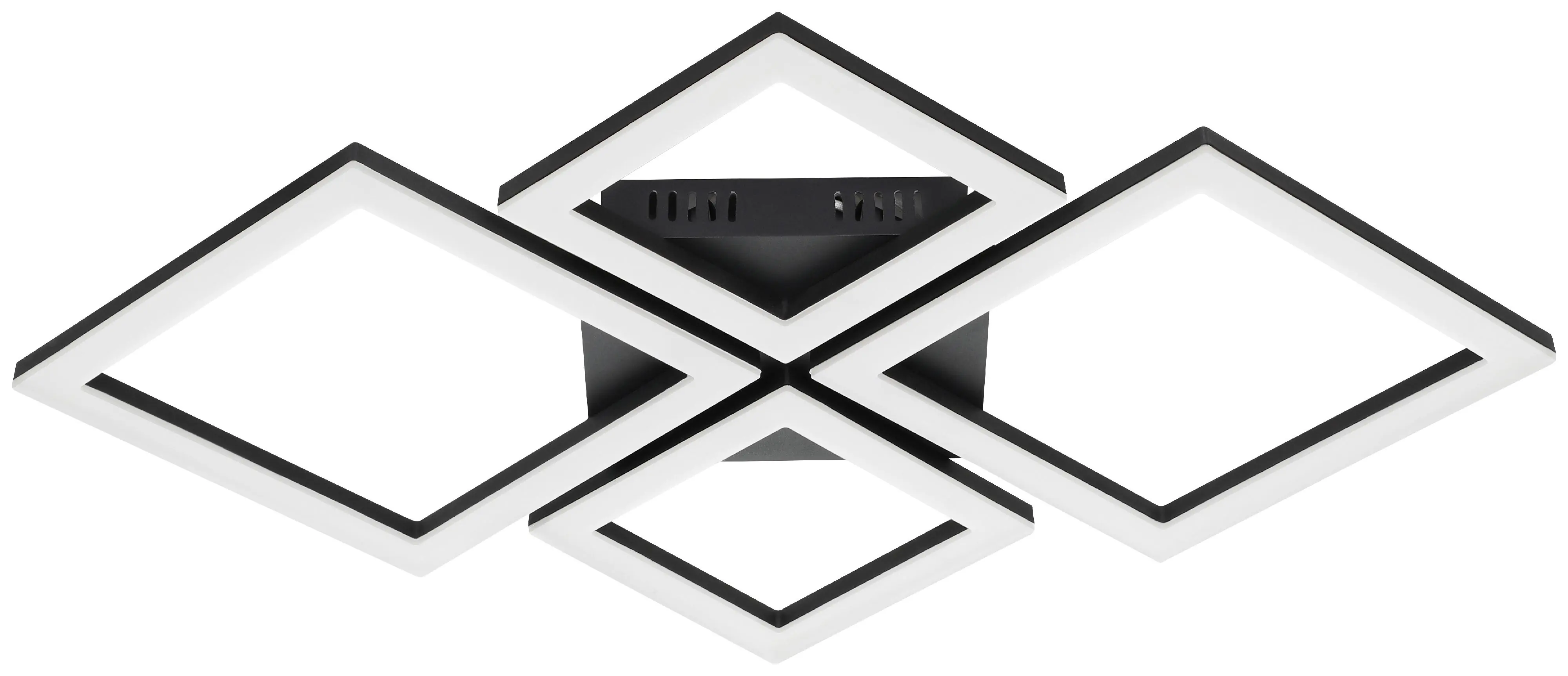 Eglo Connect LED Deckenleuchte Paranday-Z schwarz 47 x 43 cm