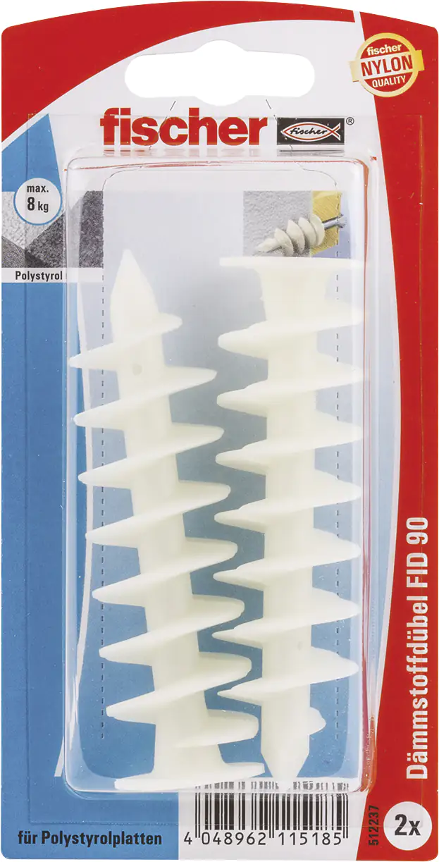 4048962115185 Fischer Dämmstoffdübel FID 6.0 x 90 mm - 2 Stück