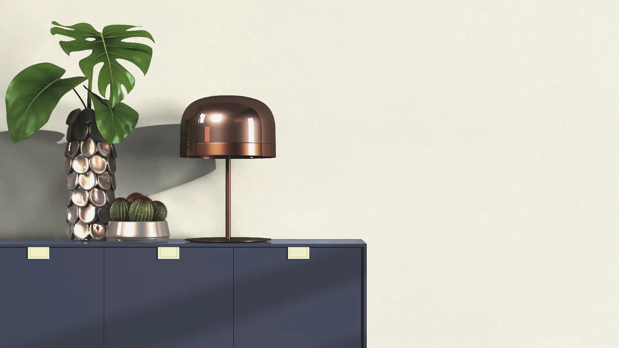 Rasch Vliestapete 560282 BARBARA home Collection III uni creme, 10,05 x 0,53 m