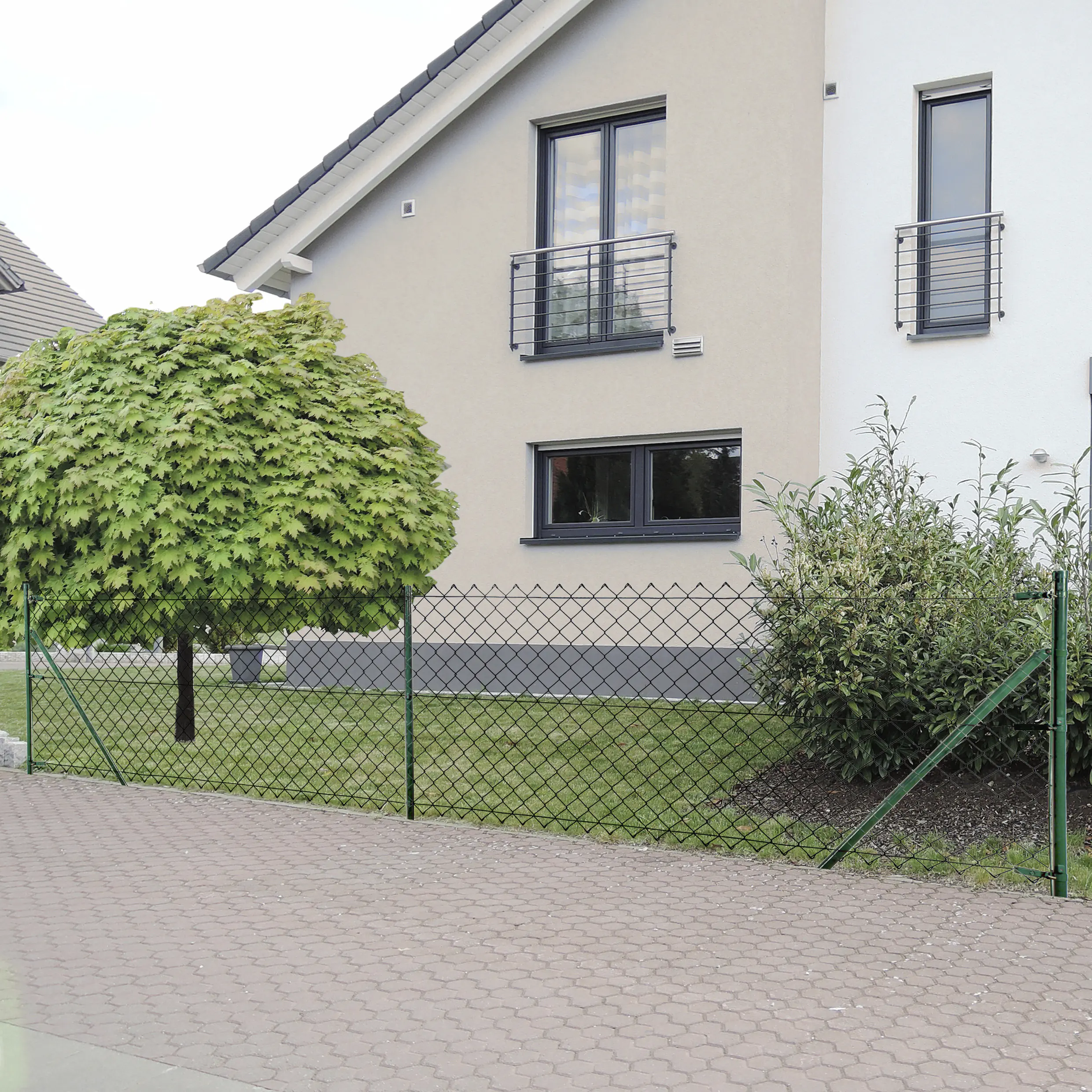 Floraworld Zaunfolie 85 m x 6 cm dunkelgrün