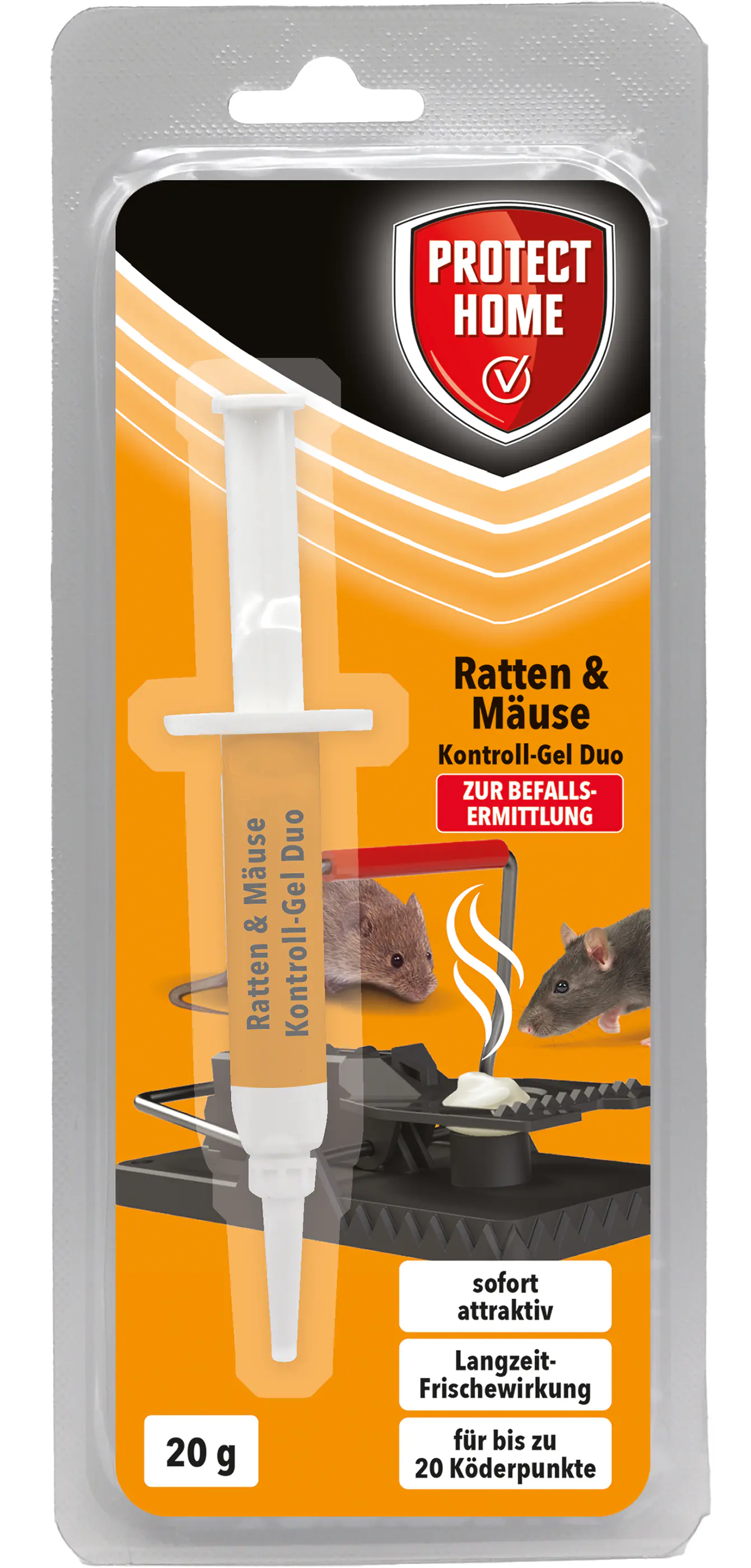 Protect Home Ratten & Mäuse Kontroll-Gel Duo 20 g