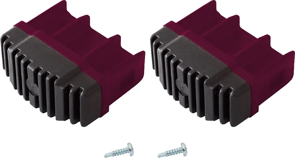 Krause Fußstopfen Corda Kunststoff 6,4 x 2,5 x cm 2 Stück