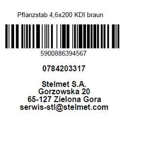 Pflanzstab Kiefer braun 200 x 4,1 x 4,1 cm Pflanzstab Kiefer braun 200 x 4,1 x 4,1 cm