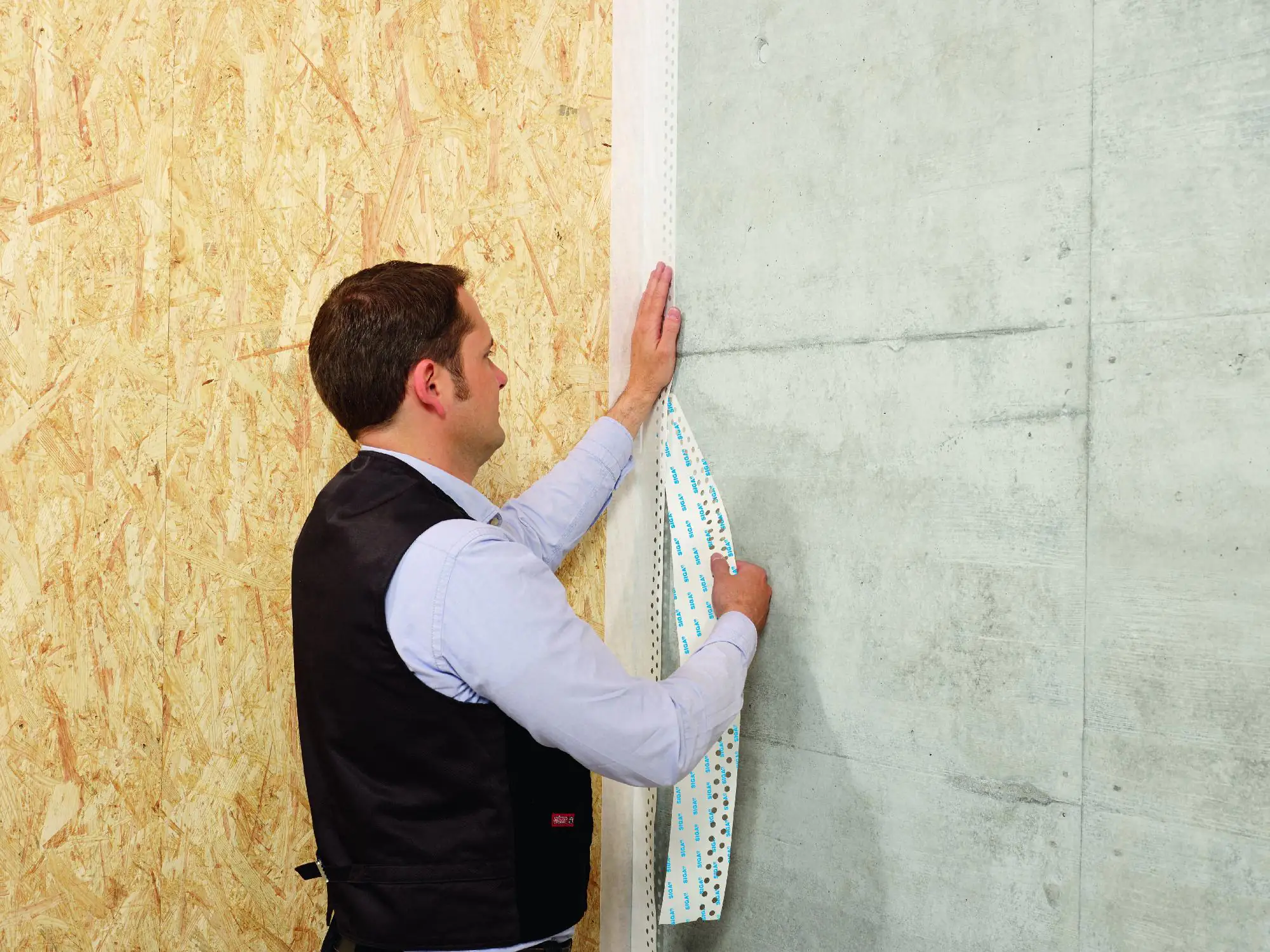 Siga Klebeband Fentrim 20 25 m x 5/8,5 cm weiß