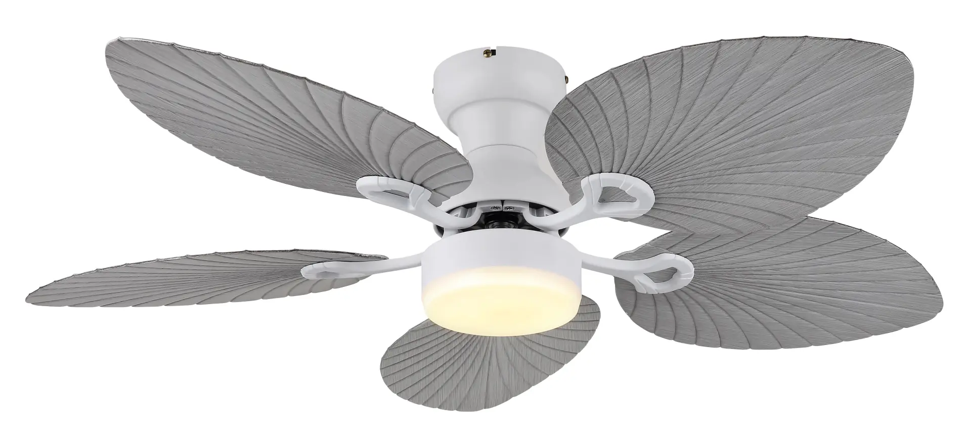 Globo Deckenventilator Elise Ø 107 cm 30 W holz weiß CCT