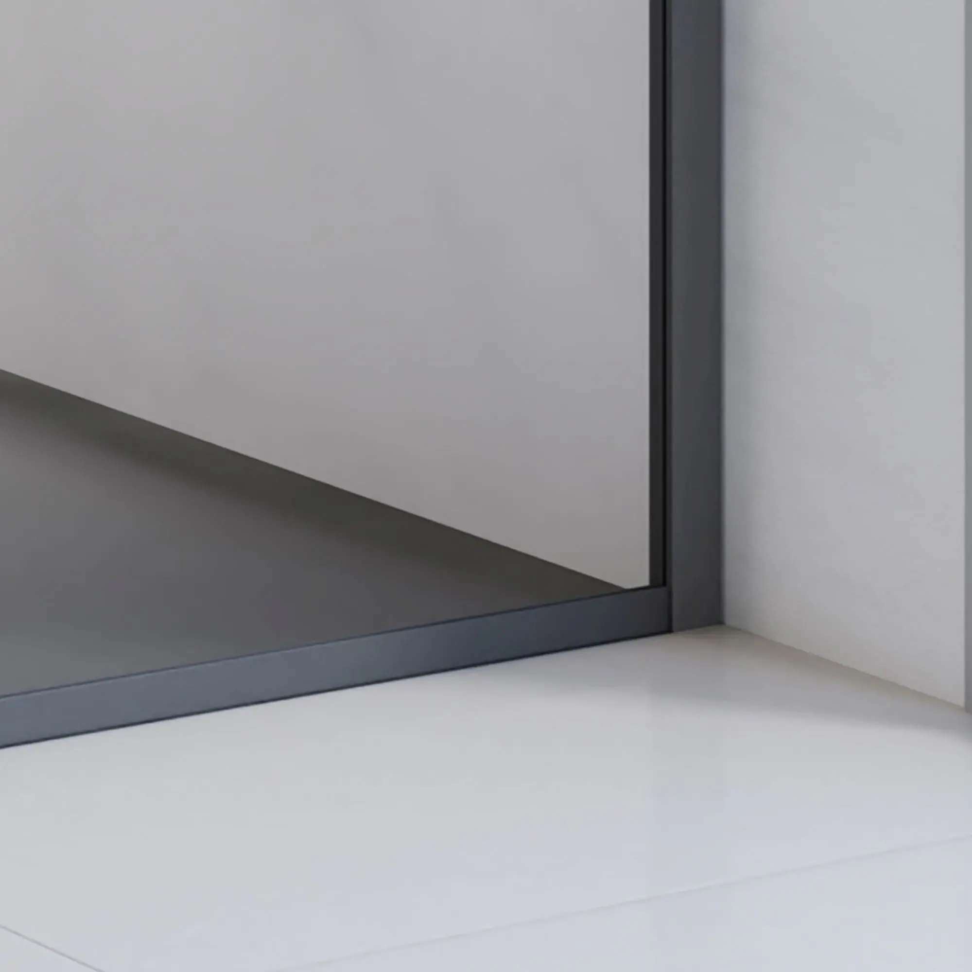 Schulte Duschwand Walk In Trend 2.0 120 x 200 cm schwarz matt klar Schulte Duschwand Walk In Trend 2.0 120 x 200 cm schwarz matt klar