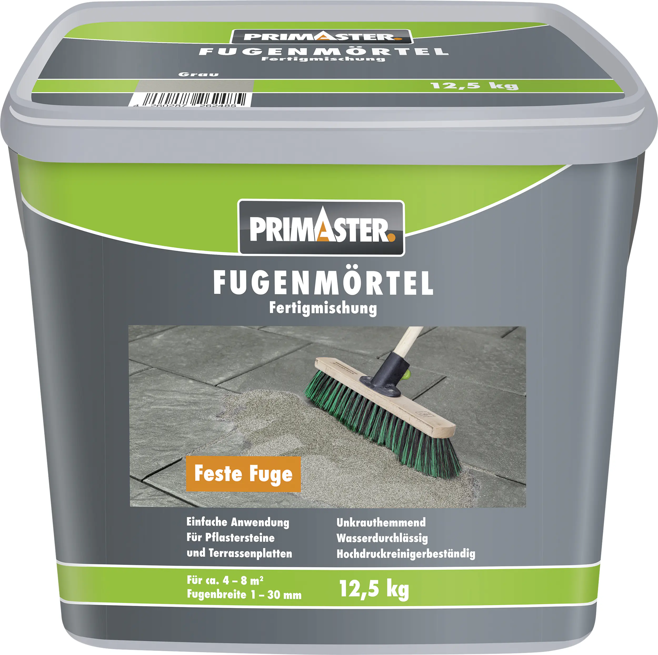 Primaster Fugenmörtel 1 - 30 mm 12,5 kg grau
