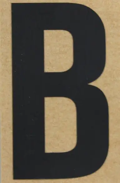 Conacord Klebebuchstabe 65 x 100 mm