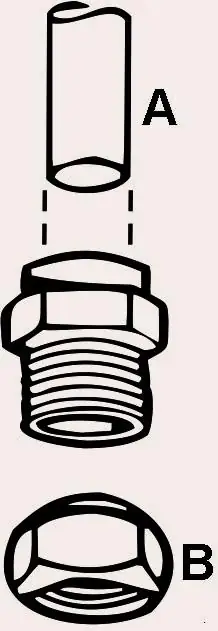 Cornat Übergangsnippel Ø 18 mm / 1/2"