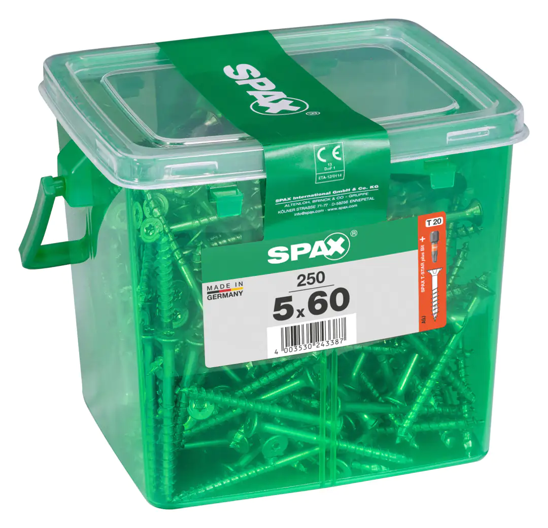 Spax Universalschrauben 5.0 x 60 mm TX 20 - 250 Stk.