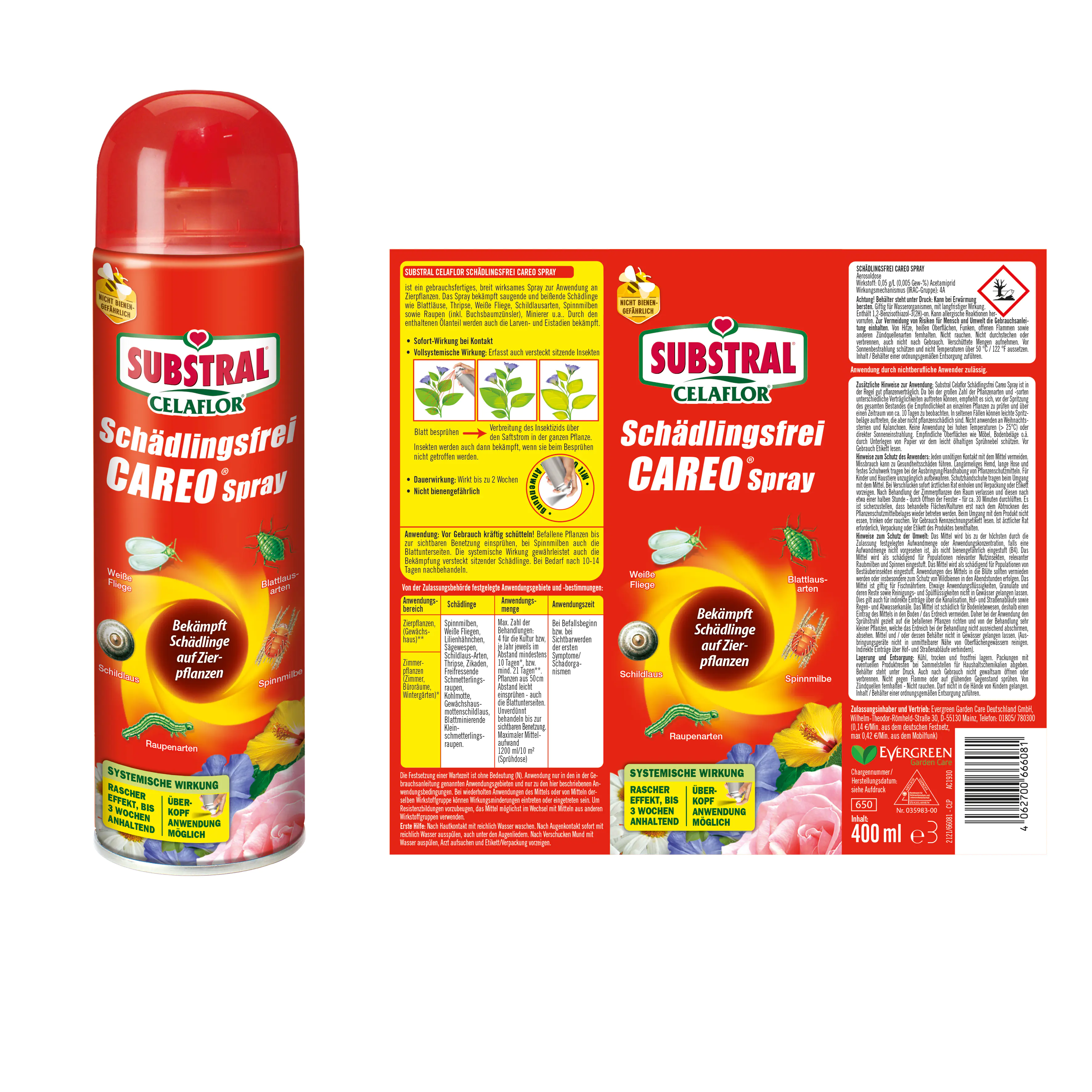 Substral Celaflor Schädlingsfrei Careo Zierpflanzen  400ml