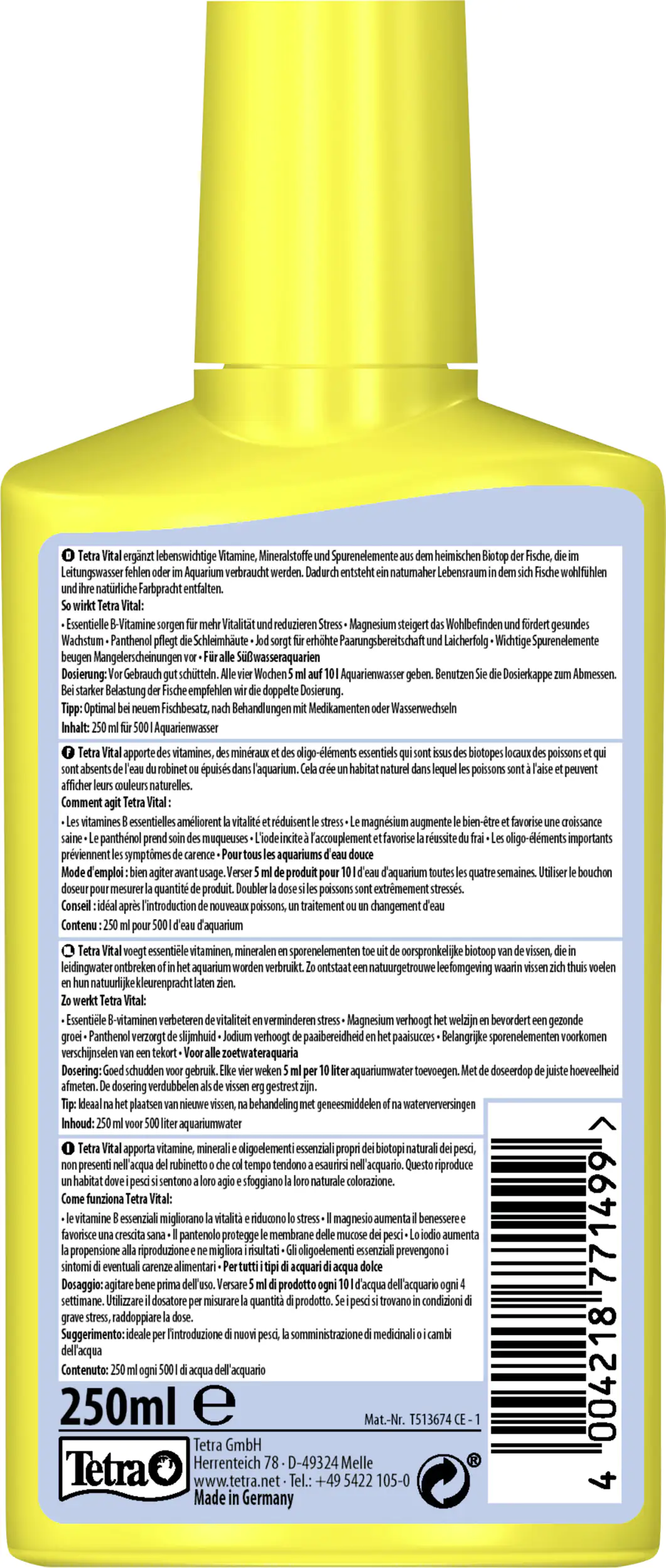 Tetra Vital 250 ml Tetra Vital 250 ml