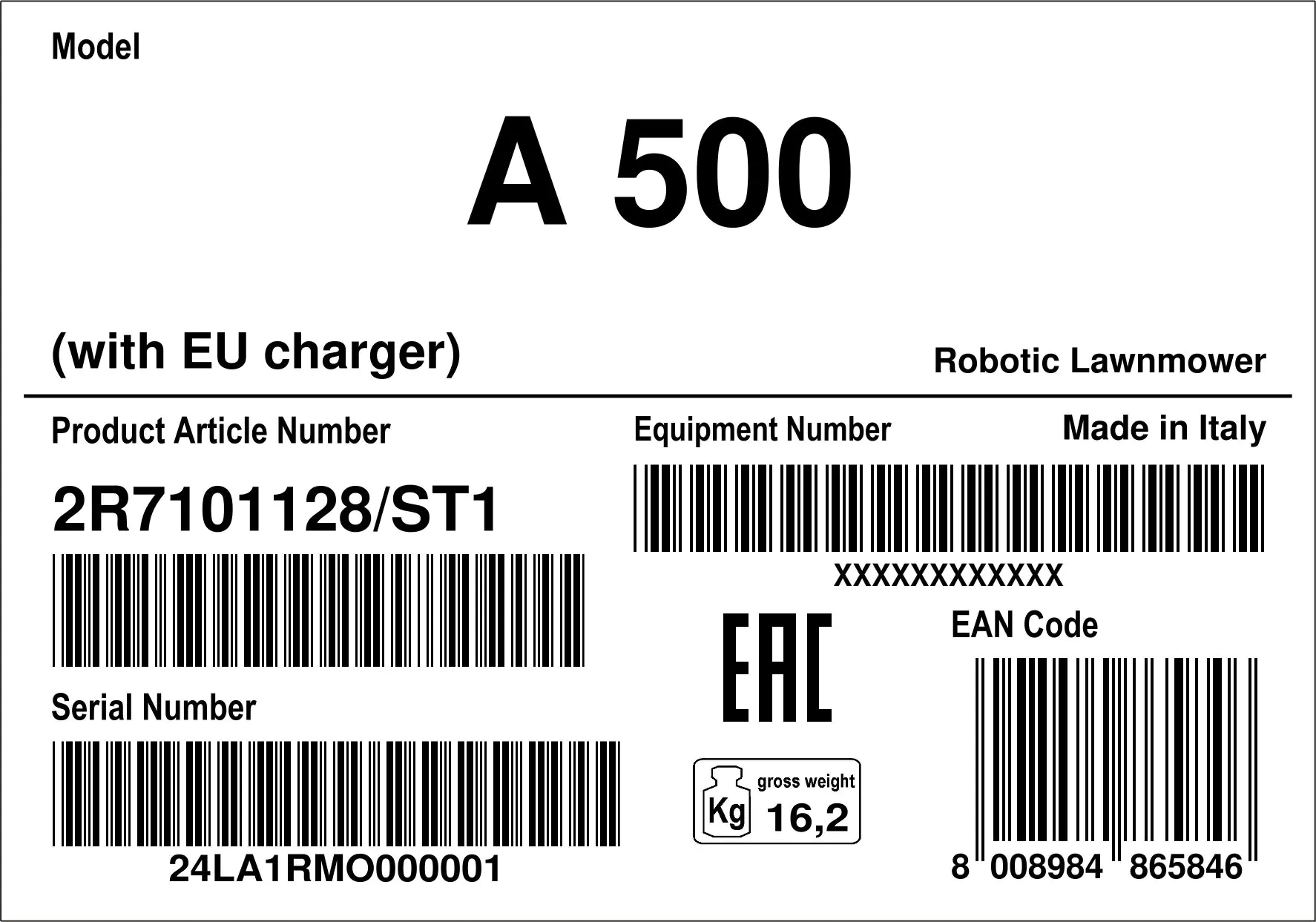 Stiga Mähroboter A 500 18 cm Schnittbreite Smart