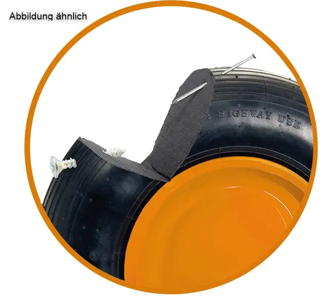 Pro-Bau-Tec Schweizer Karre Aluminium max. 200 kg PU-Räder