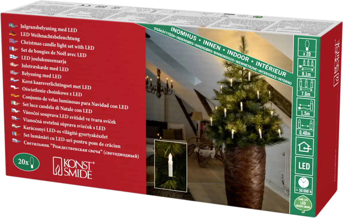 Konstsmide LED Baumkette 20 LED, warmweiß