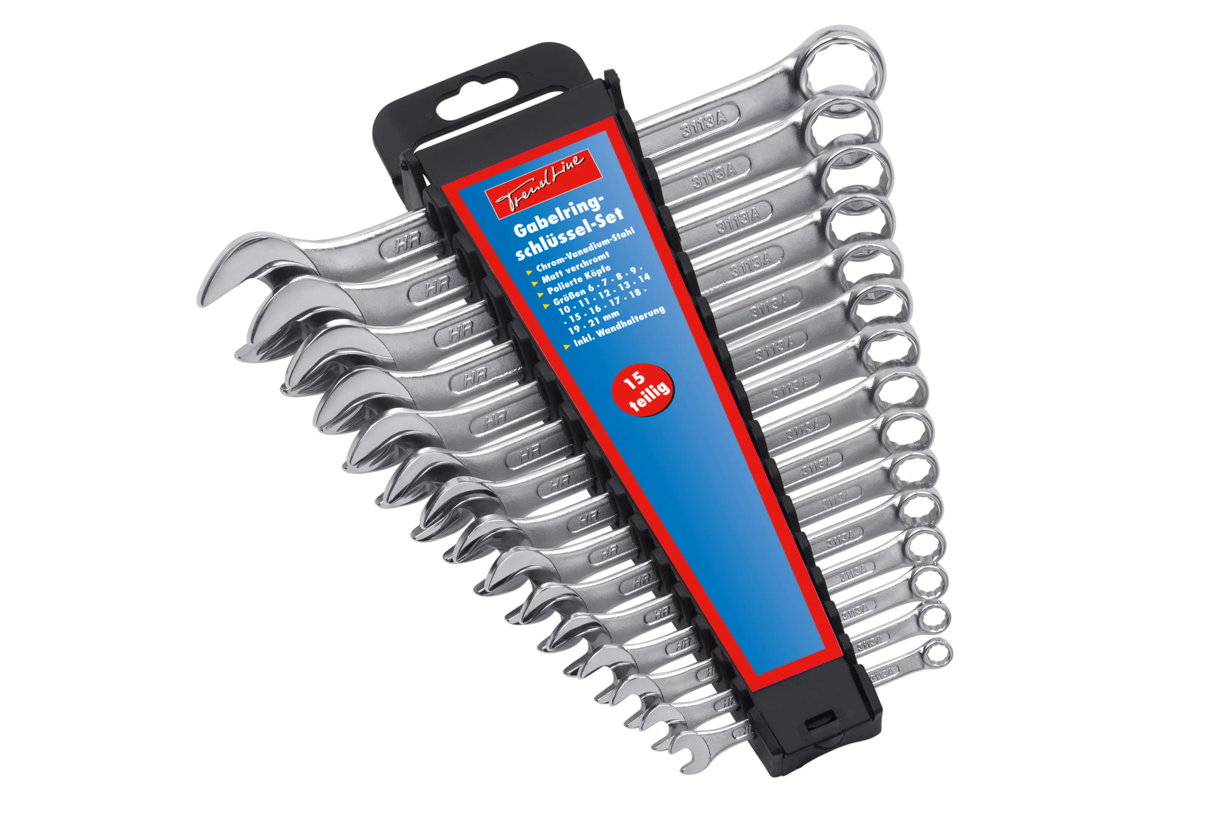 TrendLine Gabelringschlüssel-Set 15-teilig TrendLine Gabelringschlüssel-Set 15-teilig