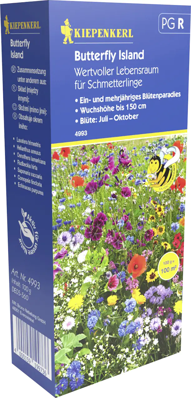 Kiepenkerl Blumenmischung Butterfly Island Inhalt reicht für ca. 100 m²
