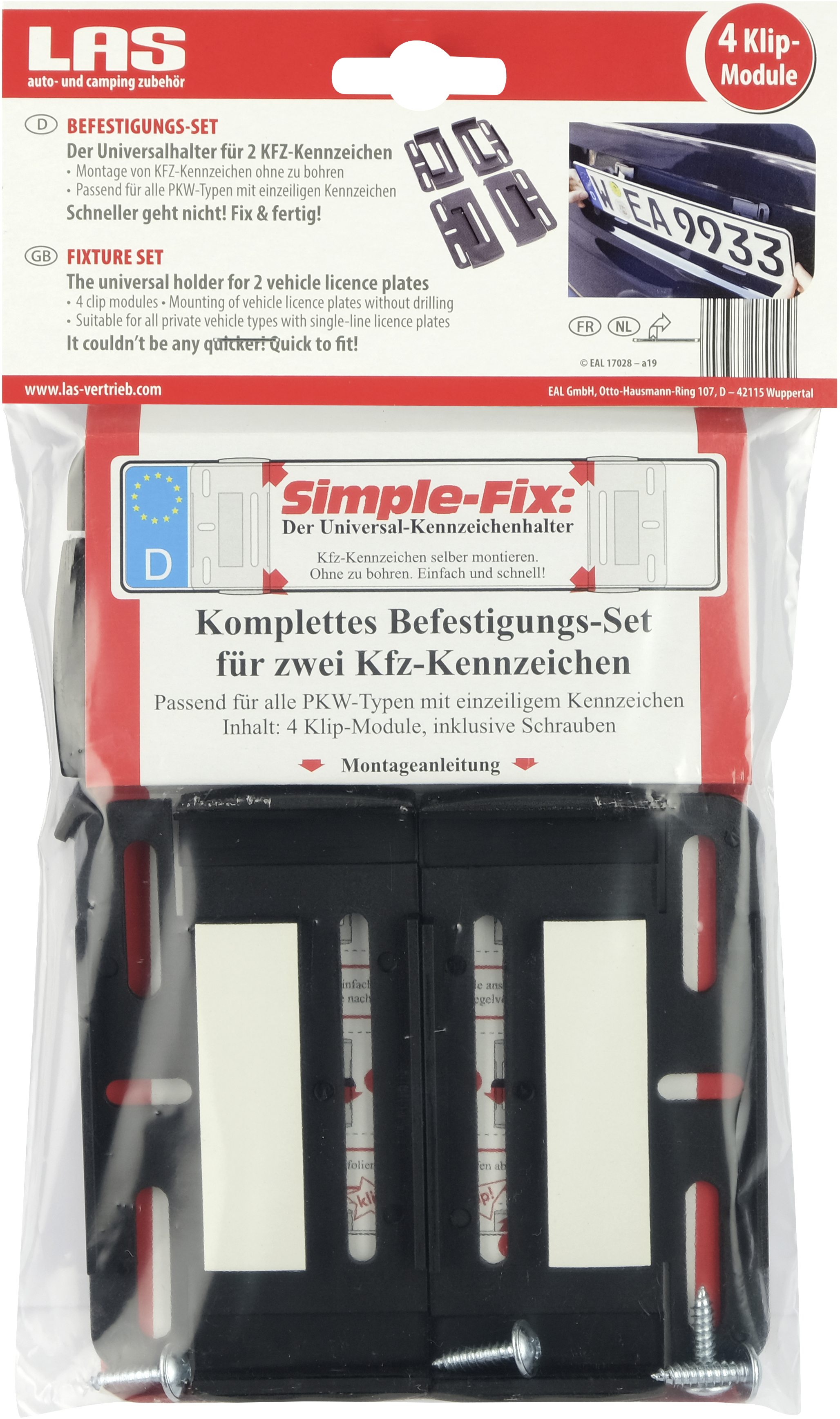 EUFAB Kennzeichenhalter Simple Fix EUFAB Kennzeichenhalter Simple Fix