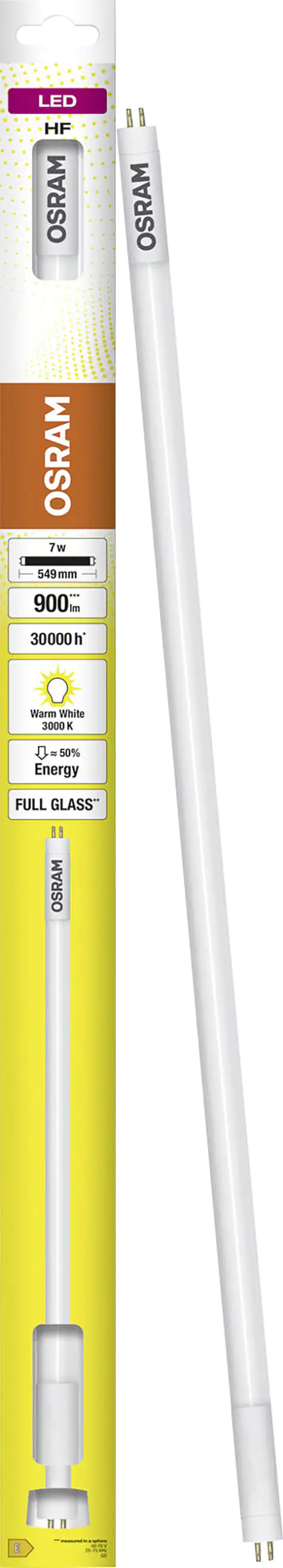 Osram LED Röhre 54,9 cm G5 7 W warmweiß