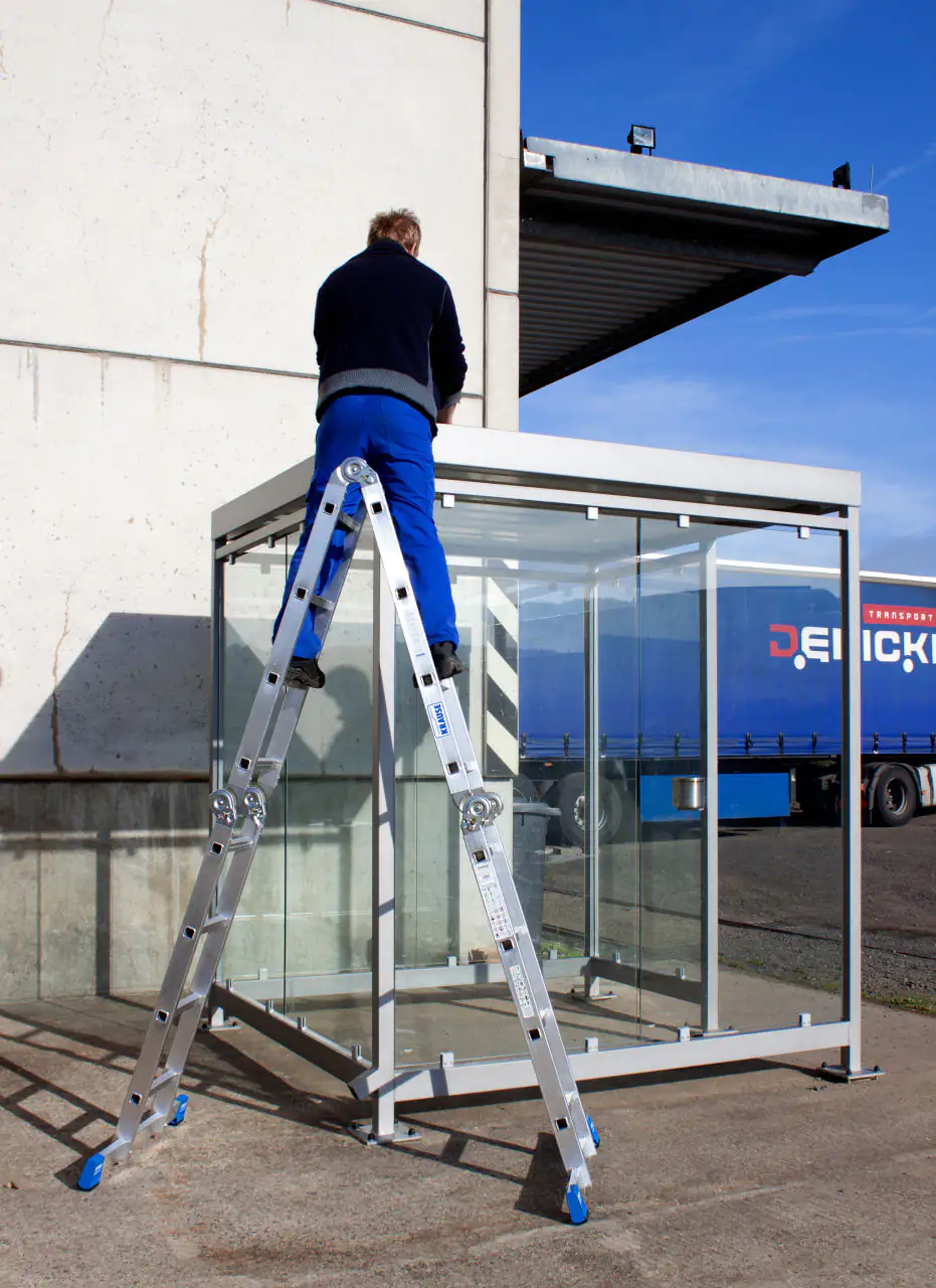 Krause Aluminium-Gelenk-Universalleiter STABILO 5,50 m