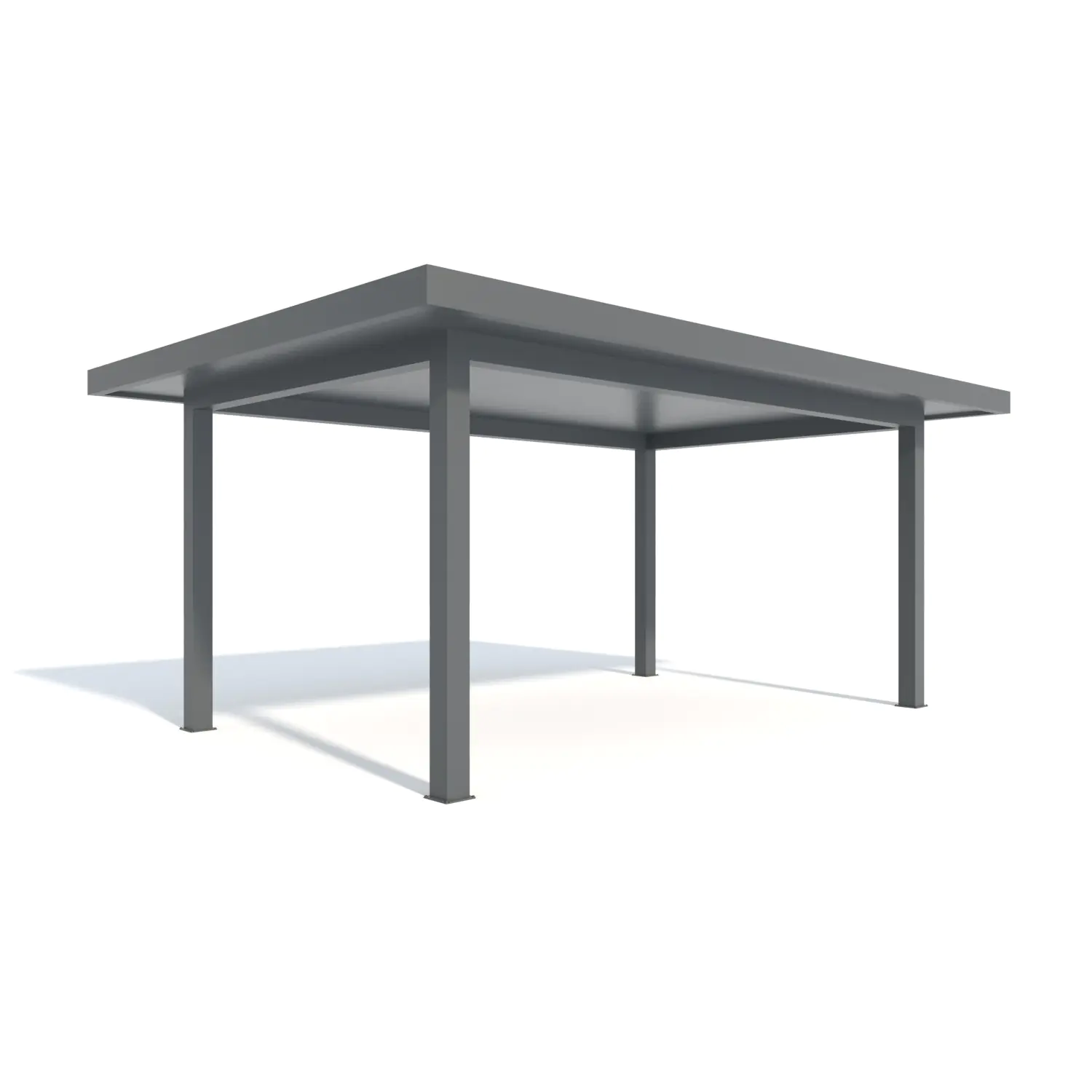 Carport Style 500 x 600 cm grau
