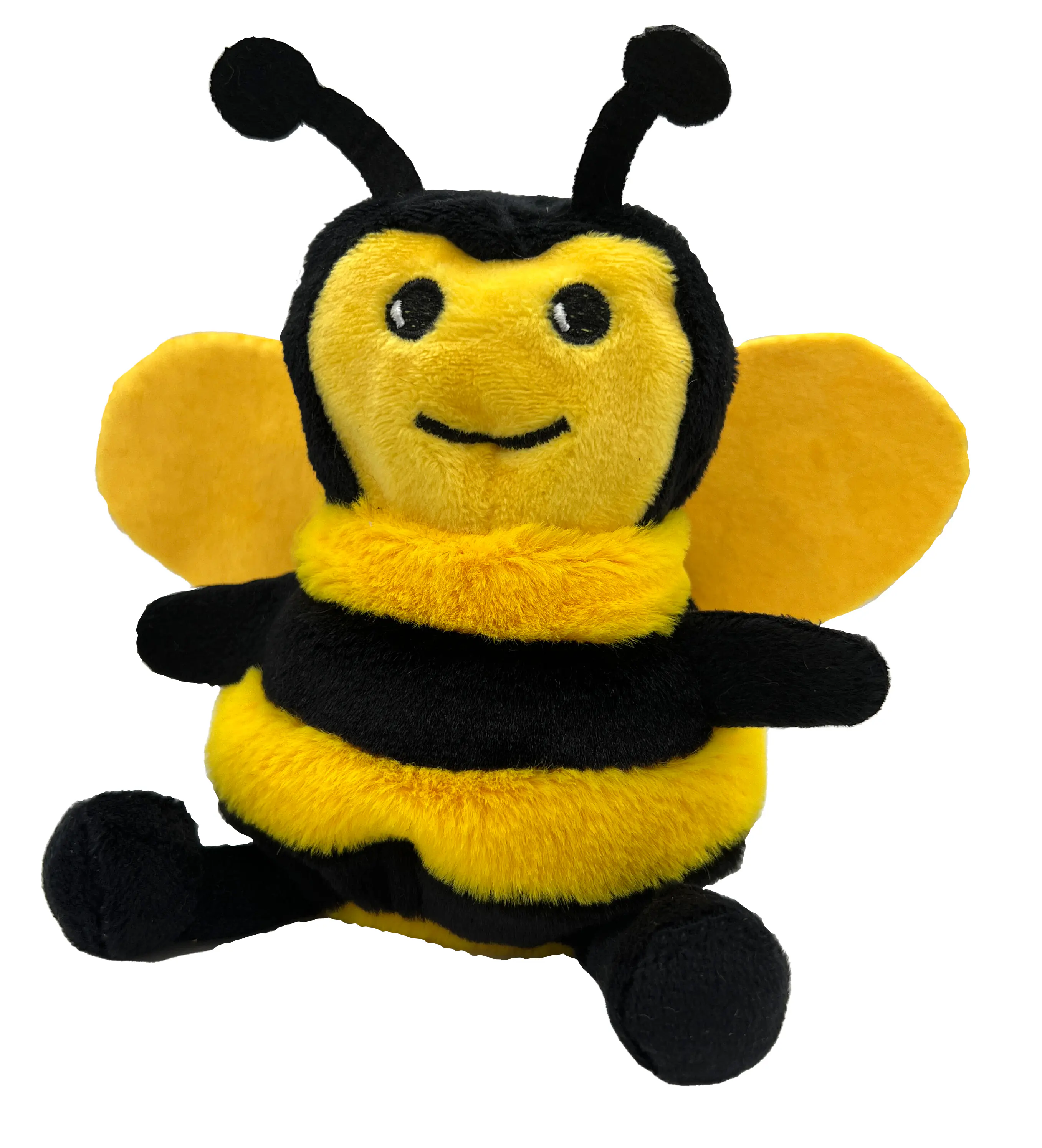 Aumüller Katzenspielzeug Hummel Maggie mit Katzenminze 15 cm schwarz/gelb