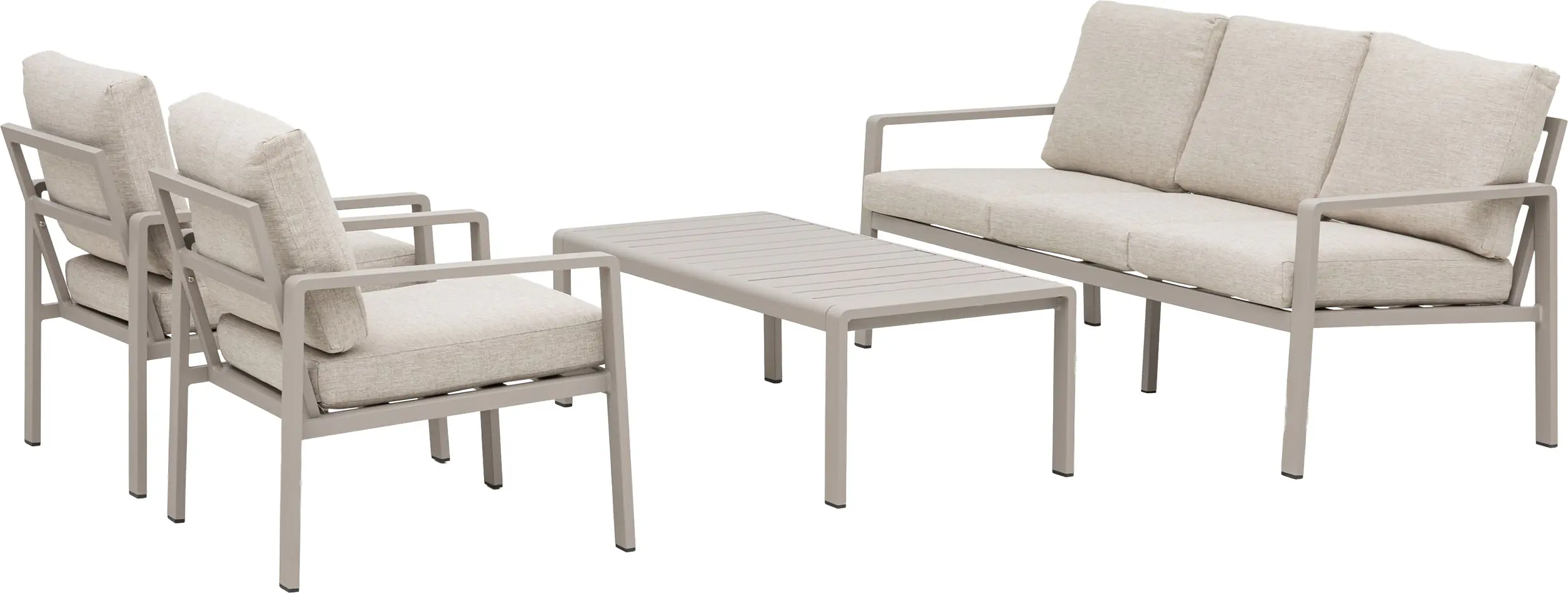 Primaster Gartenmöbel-Set Lucca Aluminium