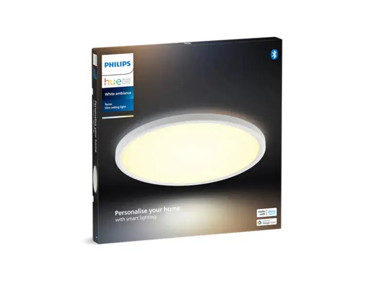 Philips Hue LED Deckenleuchte Tento + Bridge rund weiß Ø 42,1 cm warmweiß-kaltweiß