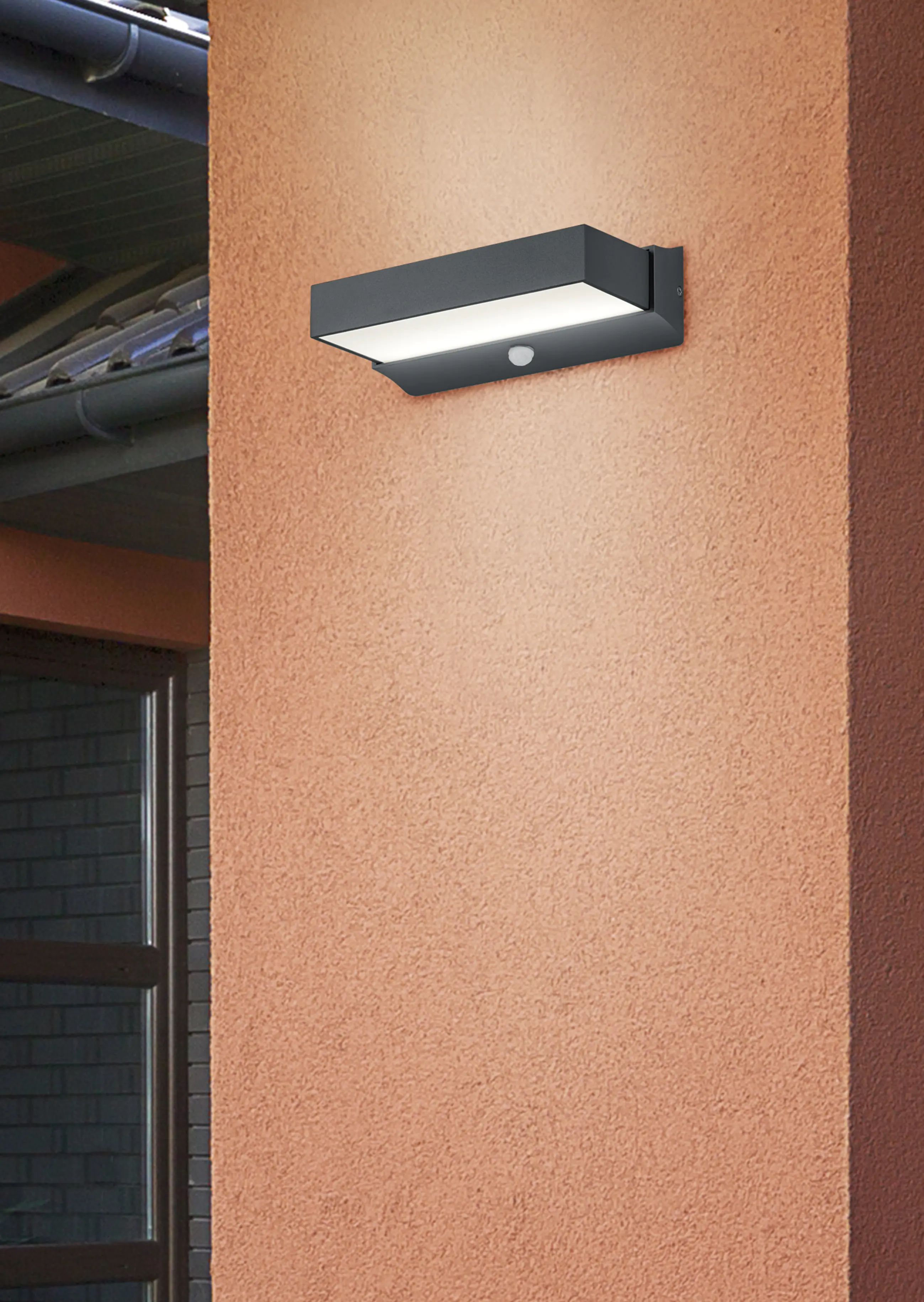 Trio Leuchten LED Außen-Wandleuchte Cuando anthrazit Up- & Downlight