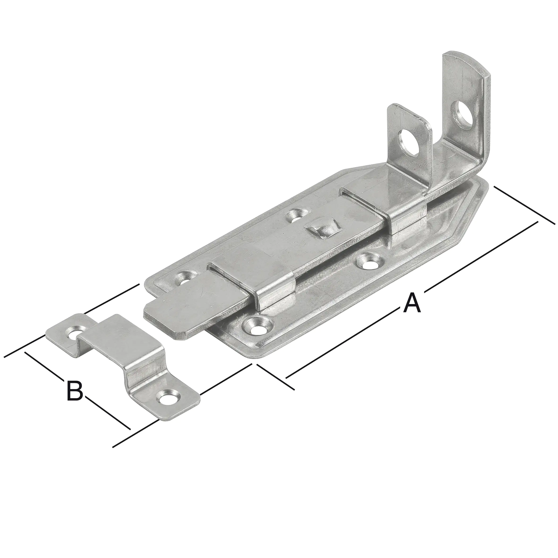 Vormann Türschlossriegel 140 x 56 mm
