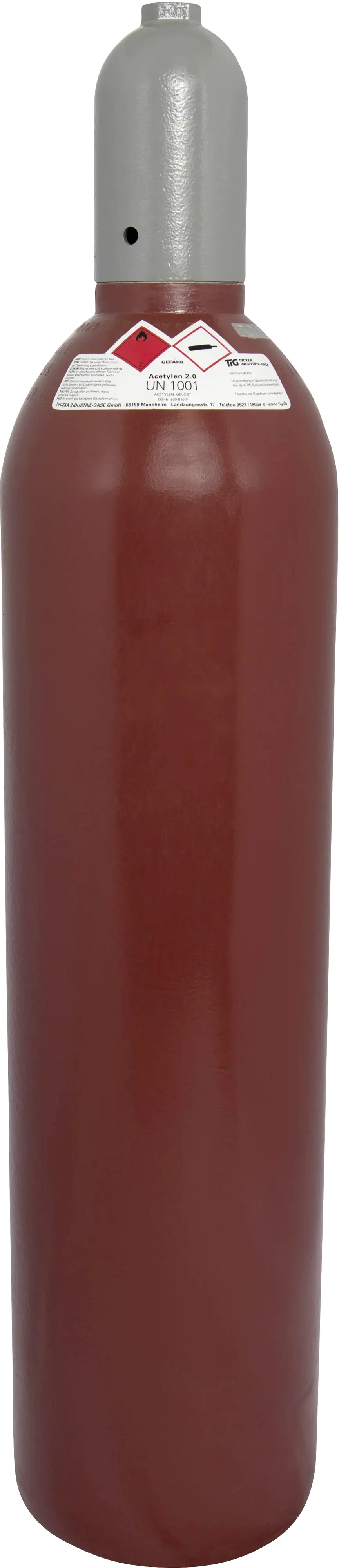 Tyczka Acetylen 20 l Eigentumsflasche (ohne Füllung)