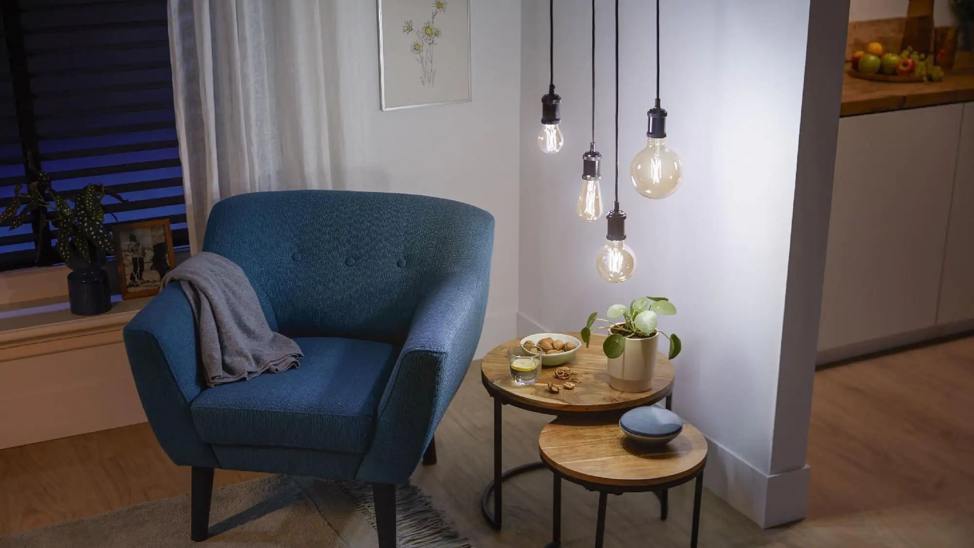 Philips Smart LED Leuchtmittel Tunable White Amber ST64 E27 Edisonform 7 W