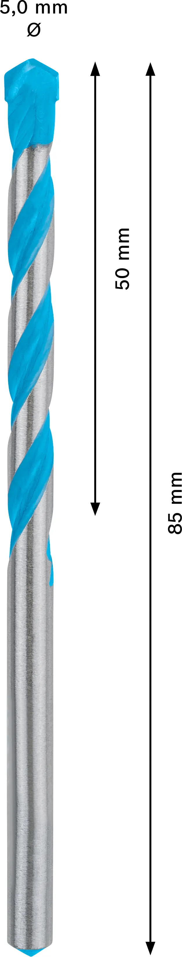 Bosch Expert CYL-9 MultiConstruction Bohrer 5 x 50 x 85 mm