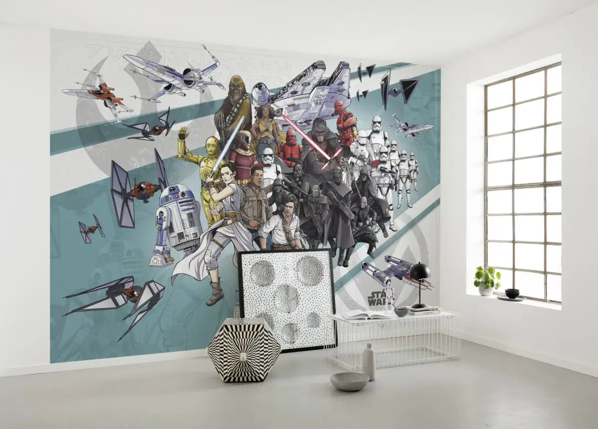 4055065510601_1 Komar Vlies Fototapete Star Wars Cartoon 400 x 280 cm