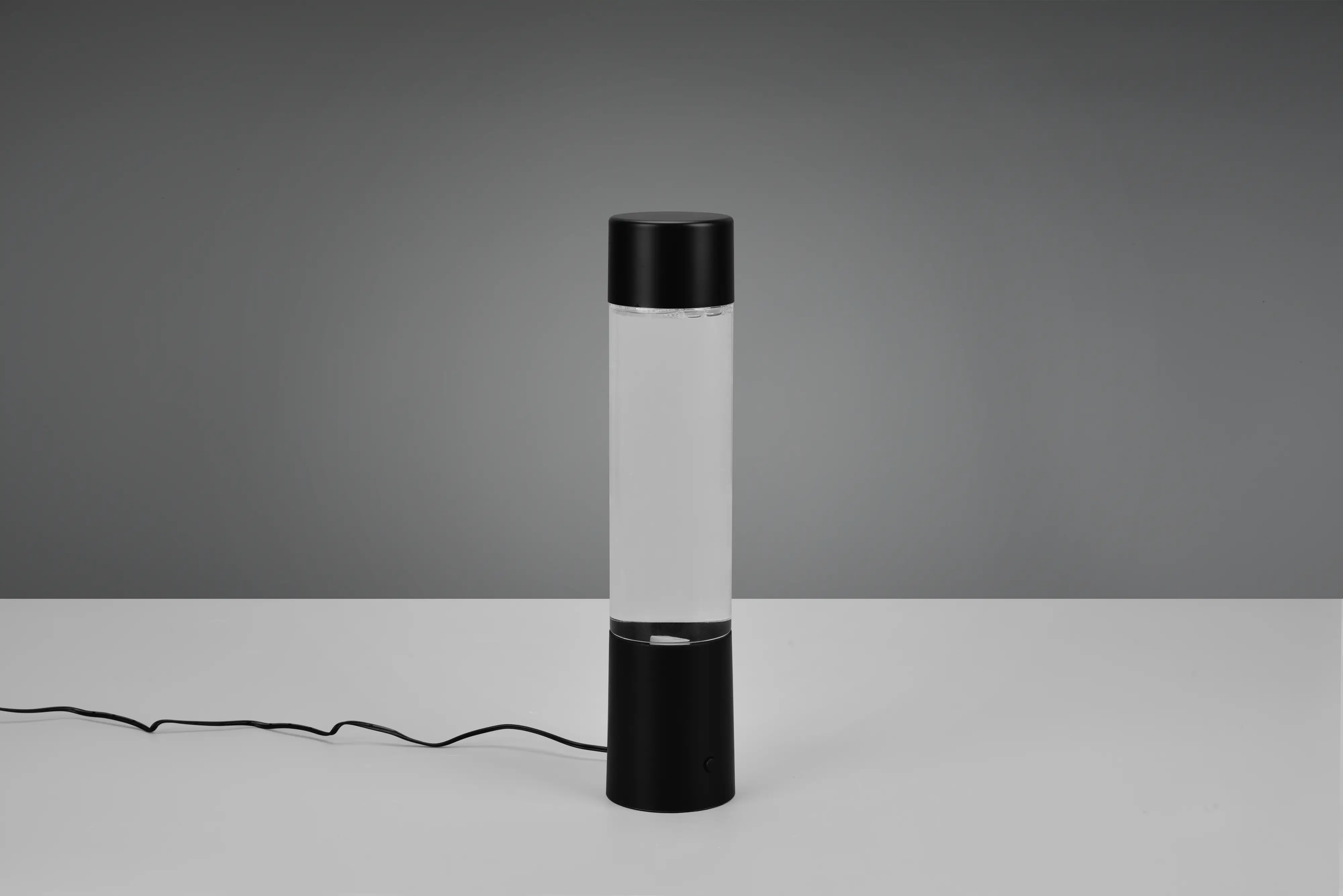 Reality LED Tischleuchte Tornado Ø 7 x 34 cm RGB schwarz matt