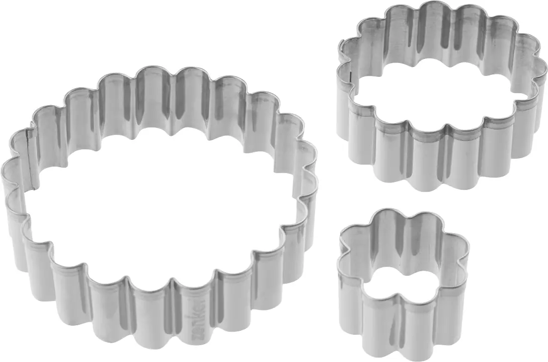 Zenker Ausstechformen-Set gewellt 3 Stück