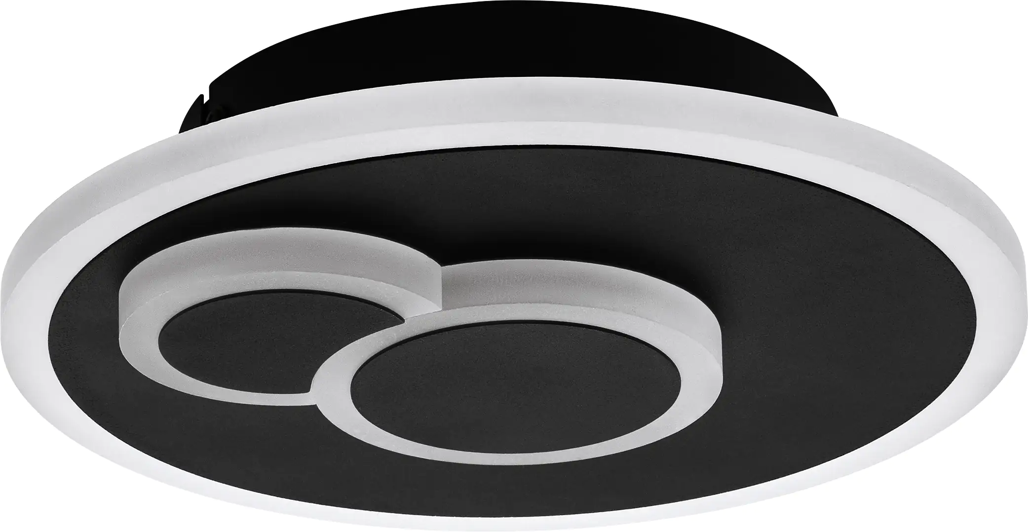 Eglo LED Deckenleuchte Cadegal schwarz-weiß Ø 20 cm neutralweiß