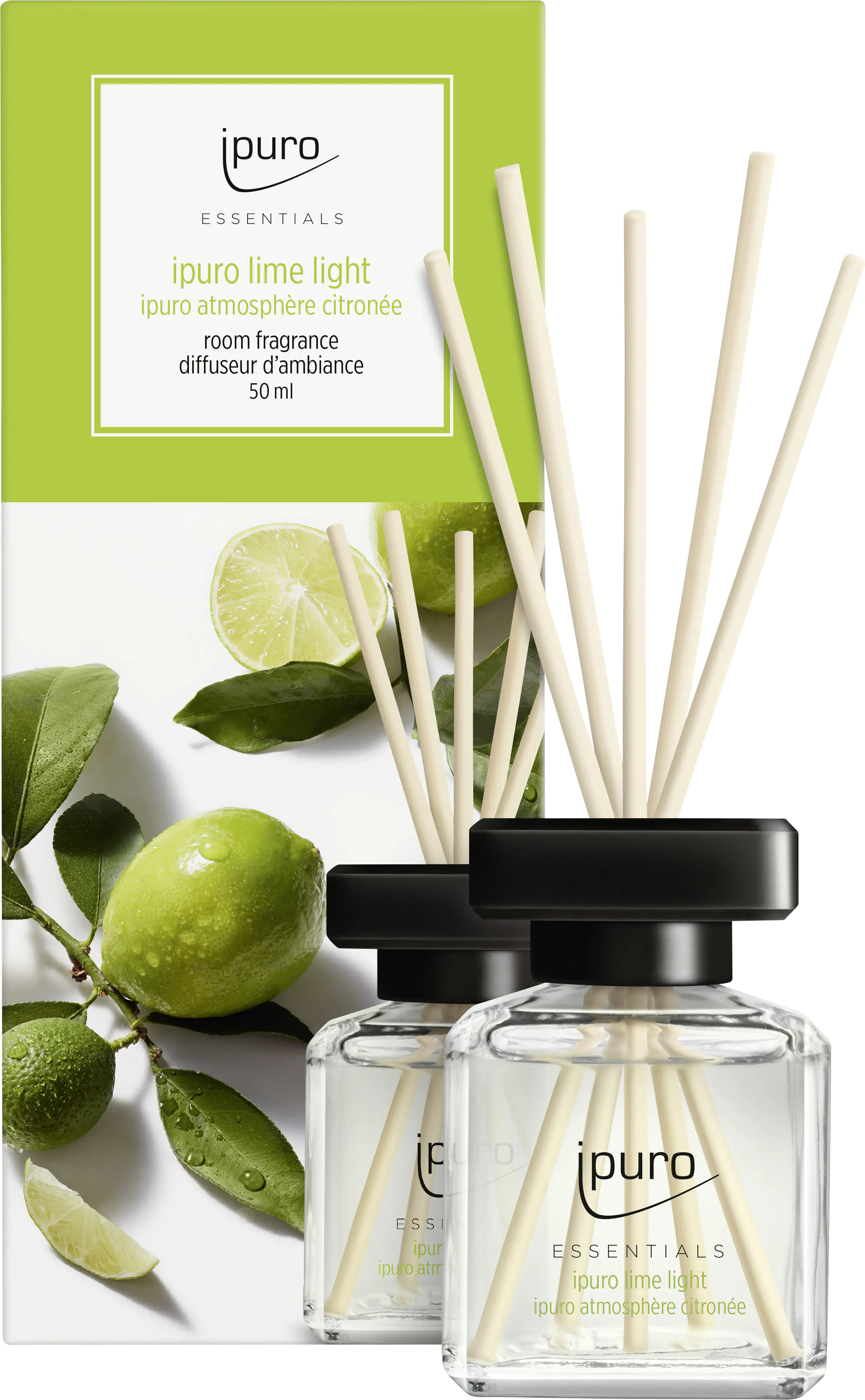 4051281981584 ipuro Raumduft Essentials Lime Light 50 ml