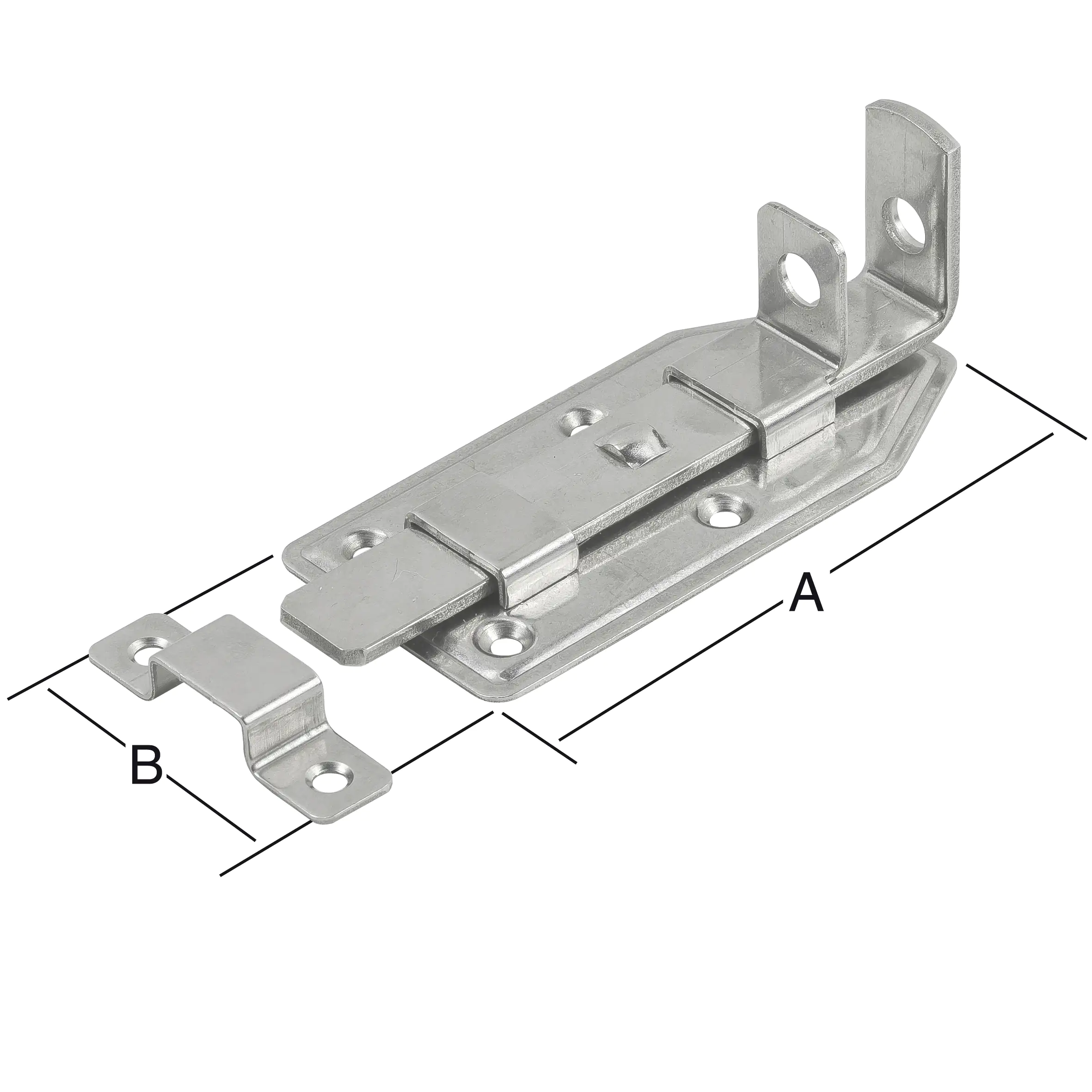 Vormann Türschlossriegel 120 x 56 mm Vormann Türschlossriegel 120 x 56 mm