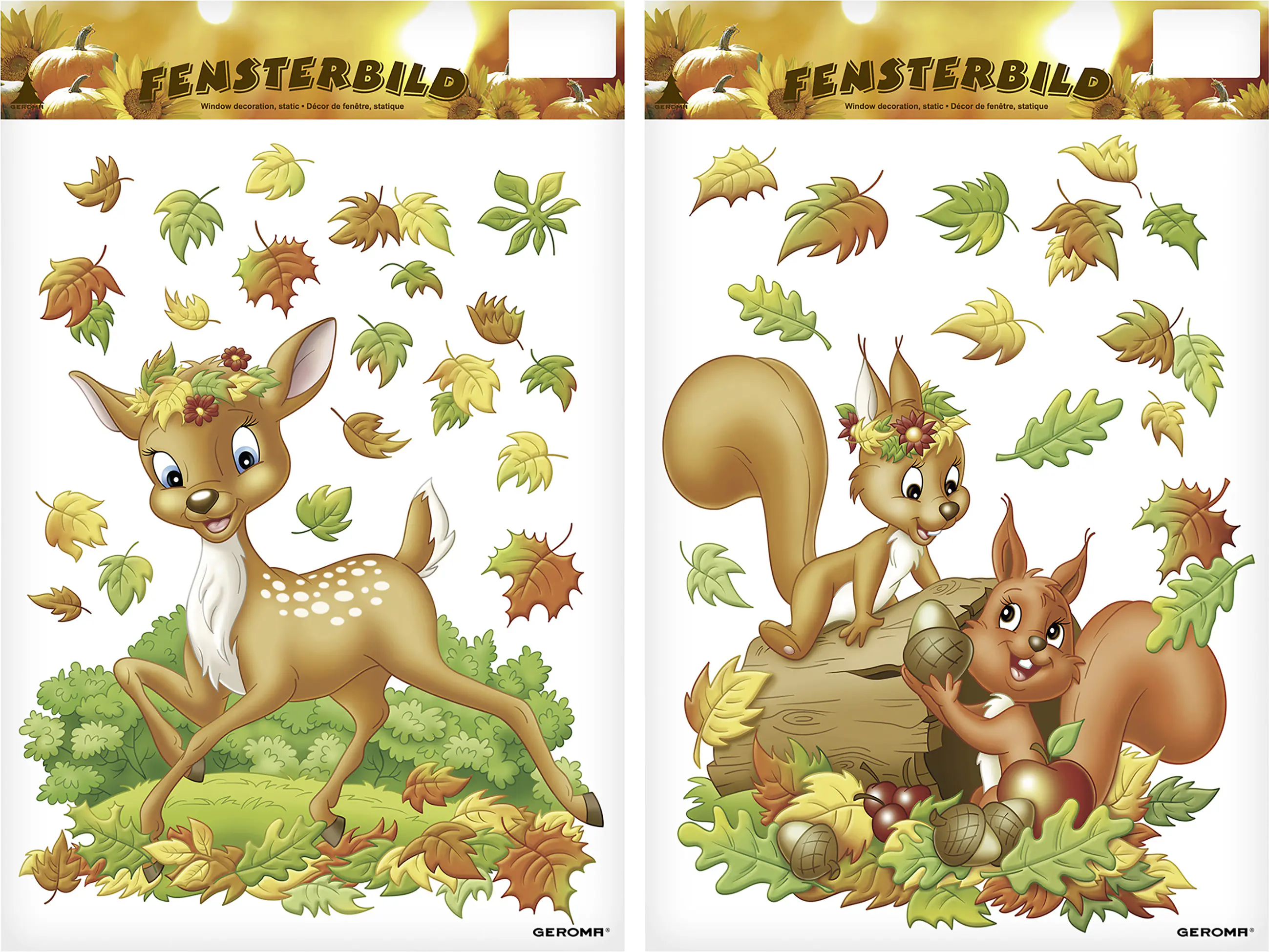 Fensterbild Herbst 21 x 32 cm