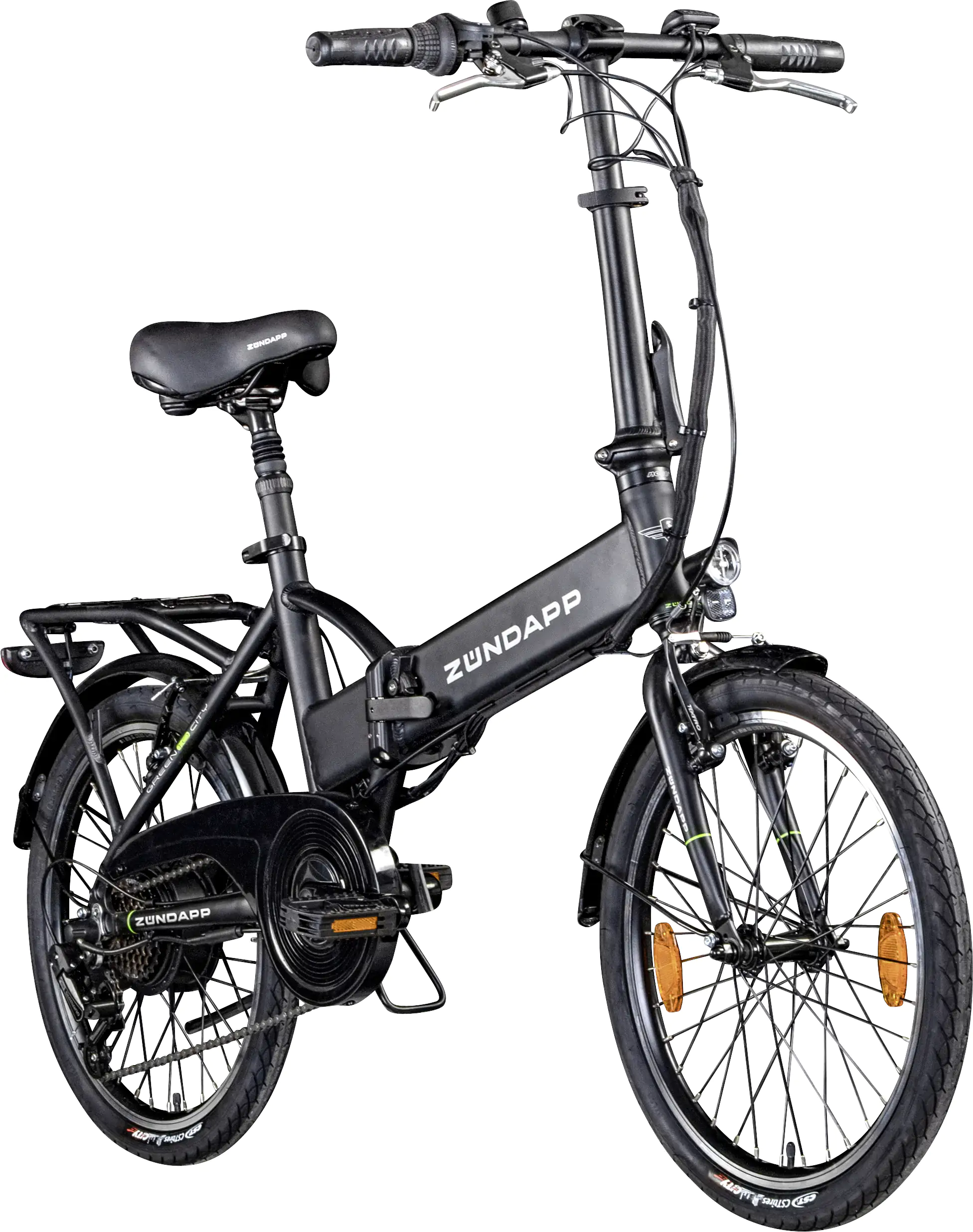 Zündapp E-Bike Faltrad Green 1.0 Unisex 20 Zoll RH 37cm 6-Gang 270 Wh schwarz