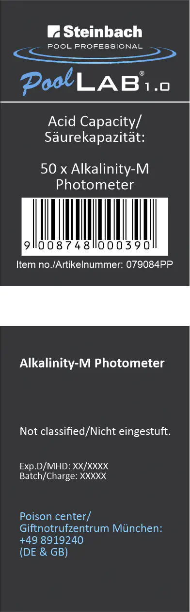 Steinbach Pool Professional Alka-M Photometer Tabletten 50 Stück Steinbach Pool Professional Alka-M Photometer Tabletten 50 Stück