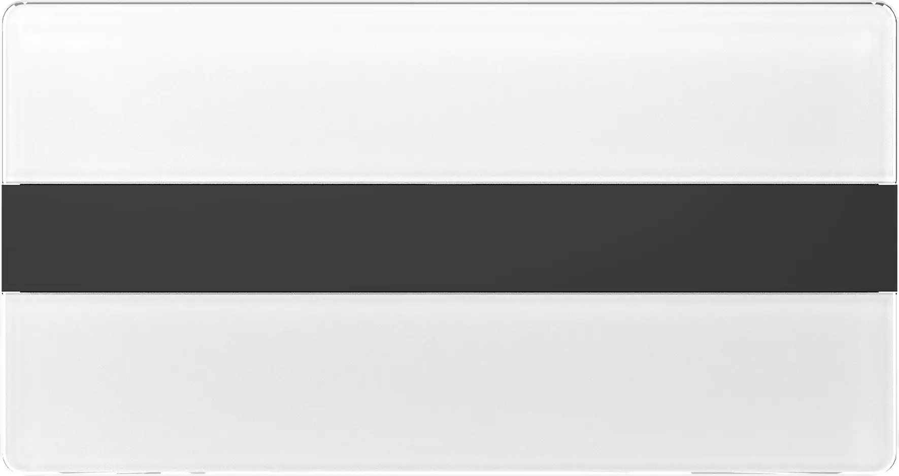 8711778207912 Wisa Betätigungsplatte ION DF Glas weiß