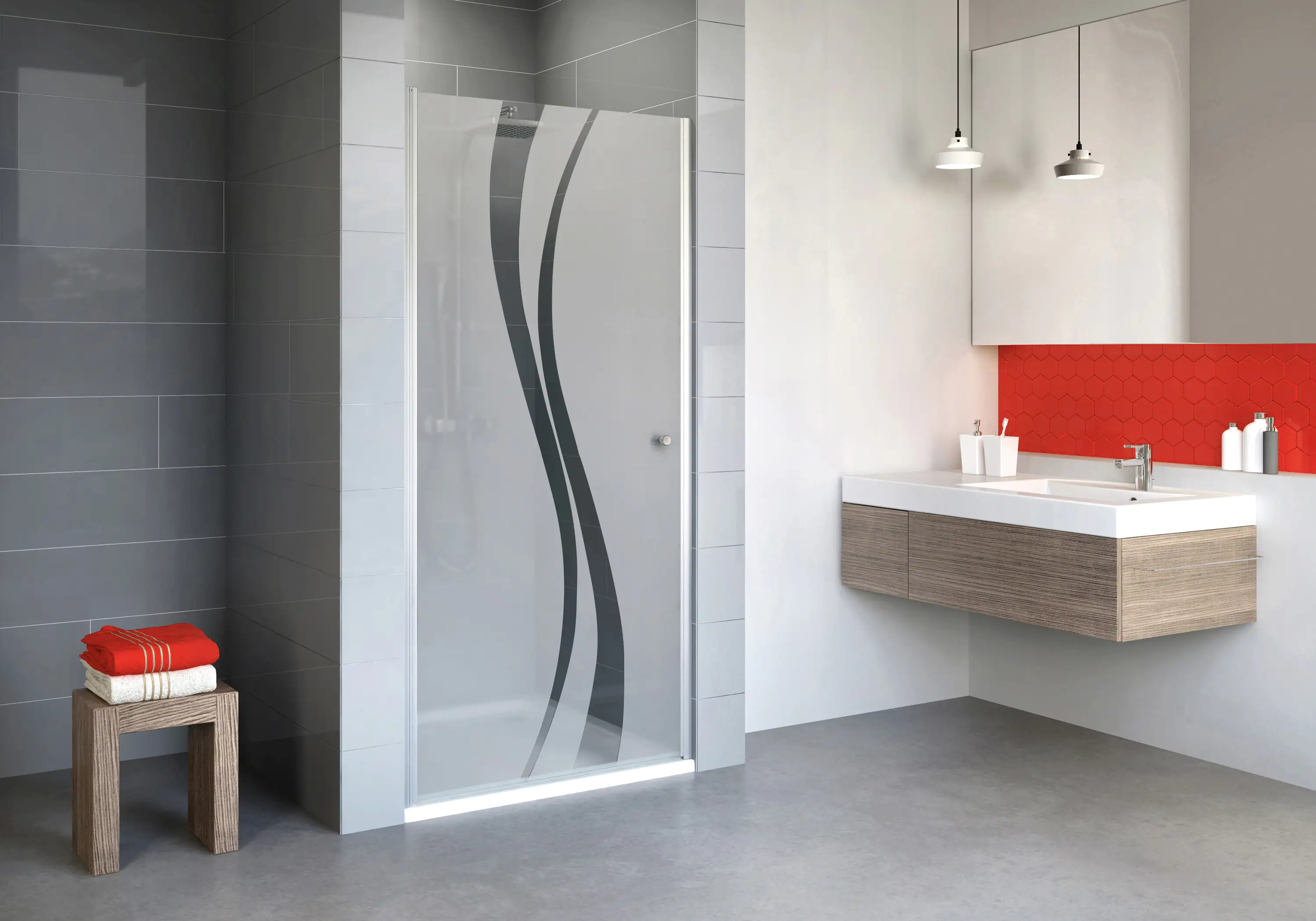 Schulte Nische Drehtür 80 x 192 cm Alexa Style 2.0