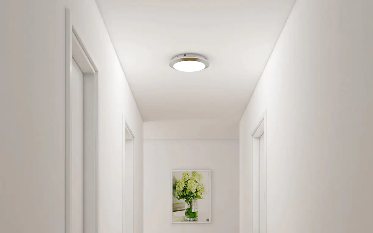 Link2Home WiFi LED Deckenleuchte 30W silber