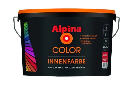 Alpina Color Wandfarbe matt konservierungsmittelfrei - jetzt Farbton mischen