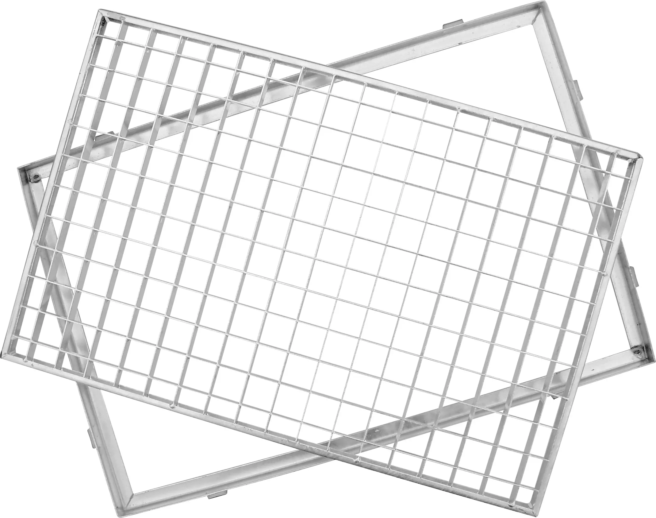 ACO Gitterrost mit Zarge Stahl, verzinkt, 60 x 40 cm