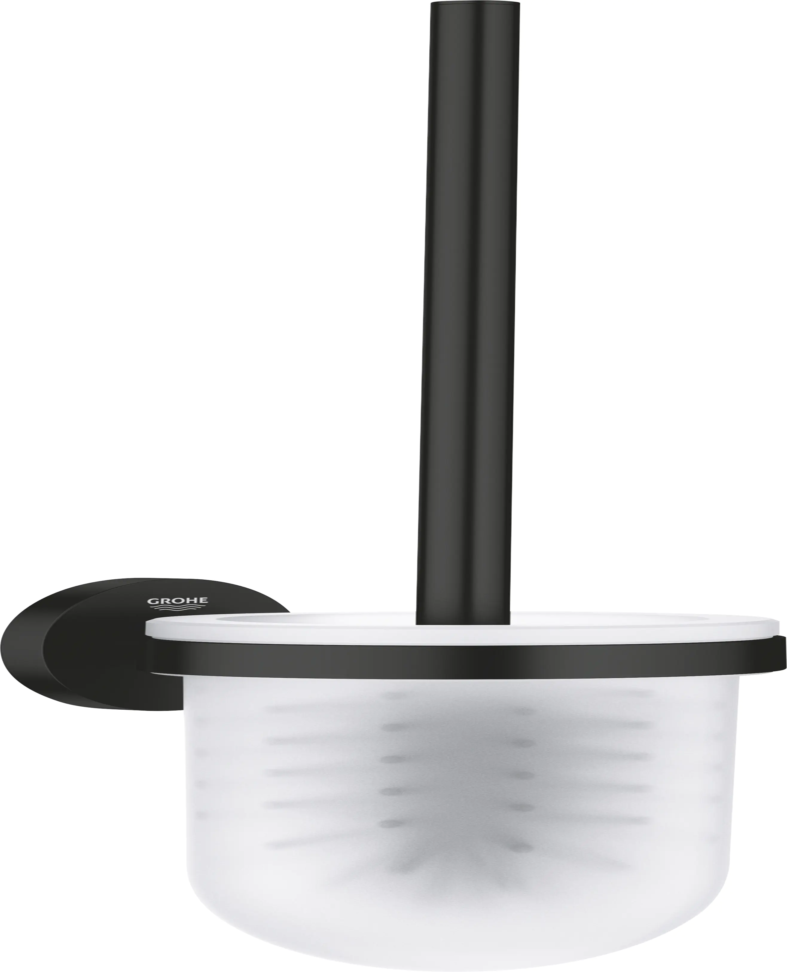 Grohe Start Toilettenbürstengarnitur matt black klebbar Grohe Start Toilettenbürstengarnitur matt black klebbar
