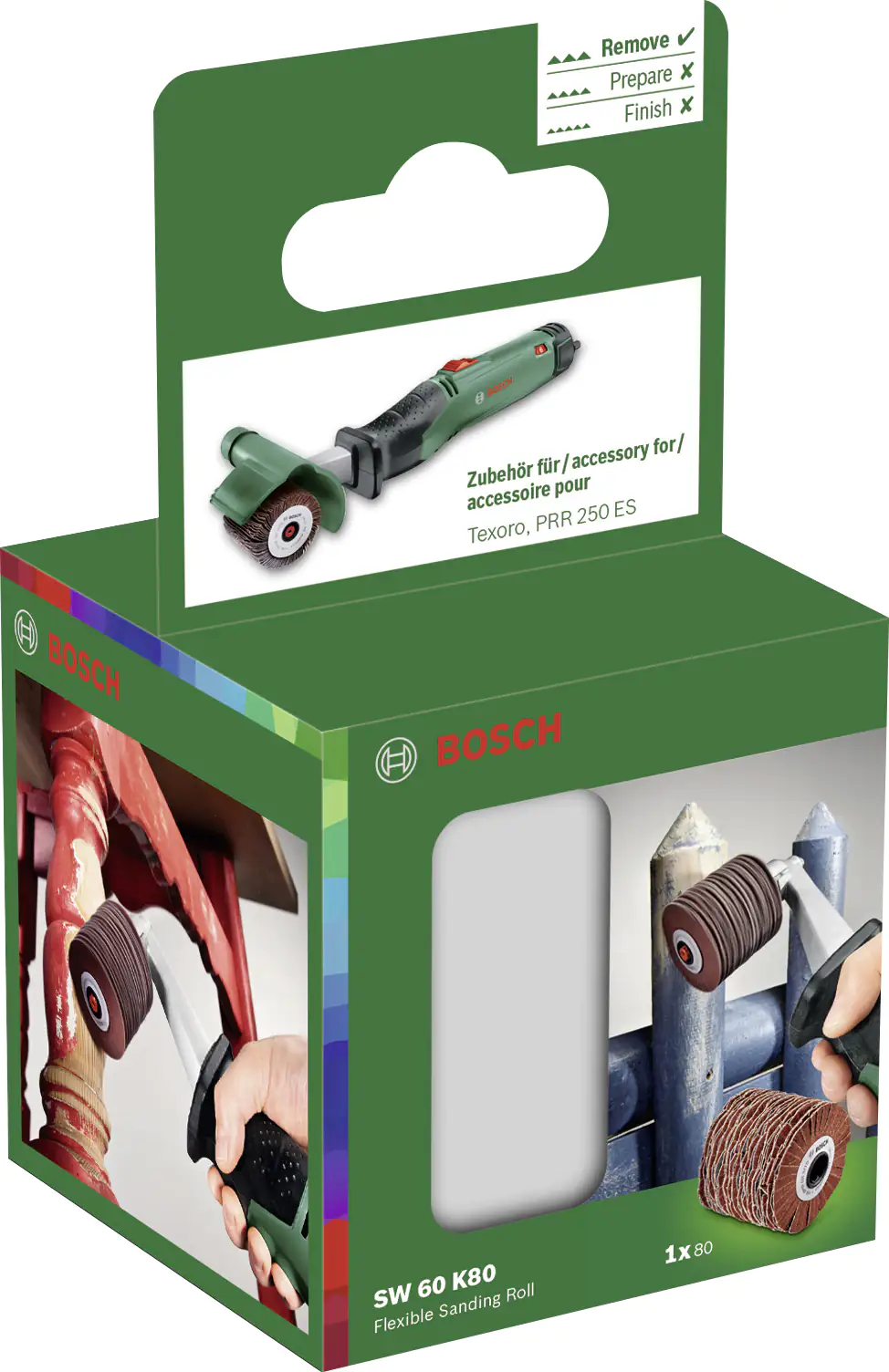 Bosch Schleifwalze K80 zu PRR 250 ES, zu Texoro